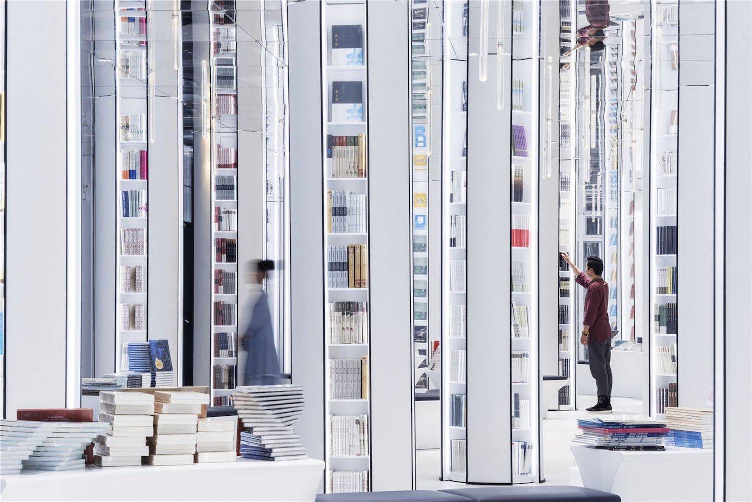 Zhongshuge bookstore, Hangzhou (China). X+living Architects